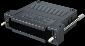 165X03339AE D-sub cap for 37-pin D-sub, black, large, straight