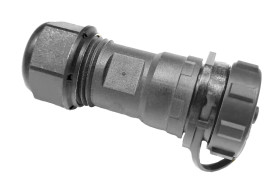 Przemysłowe złącza okrągłe 3-pinowe SP21 Układ szeregowy Gniazdo RS PRO