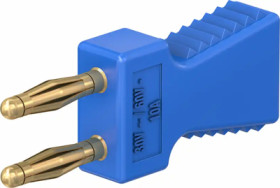 Jumper, pitch 6 mm, 60 V, 10 A, gold-plated, blue, 63.9352-23