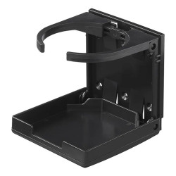 Uchwyt na napoje kubek puszkę Składany regulowany, Czarny