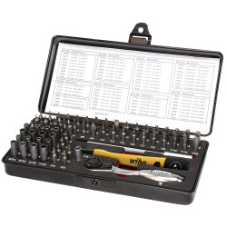 Wiha 39971 ESD Micro-bit Set, 66 Piece (inc. Case)