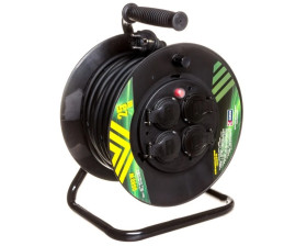 Przedłużacz bębnowy 4-gniazda z/u 25m H05RR-F 3G1,5 IP44 P084251