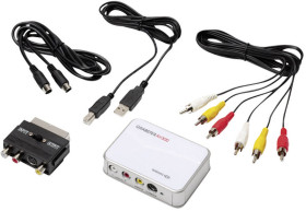 Konwerter video Terratec Grabster AV 300 MX przegrywanie z VHS, kamer, odtwarzaczy na PC