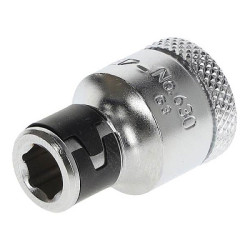 Gedore 1973312 Bit adapter 1/4&quot; 6-point x 3/8&quot; 4-point