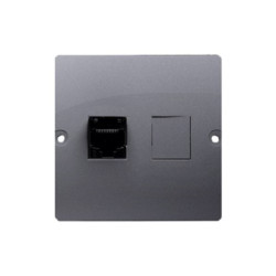 BASIC srebrny BMF51.02/43 1xRJ45 KONTAKT