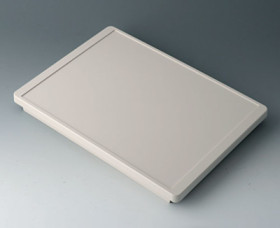 Upper part of housing, ABS, (L x W x H) 275 x 195 x 25.5 mm, white, B4046407