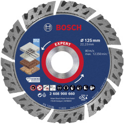 Bosch 2608900660 Expert Diamond Cutting Disc 125mm for Multi-Material Use