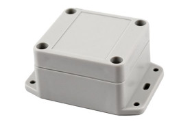 Obudowa ogólnego użytku Poliwęglan szerokość zew. 60 mm długość zew. 65 mm wys. zew. 40 mm Hammond IP65 Jasnoszary