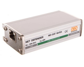 Ochronnik przepięciowy do systemów teleinformatycznych i sieci NET DEFENDER ND-CAT6A/EA 5081800