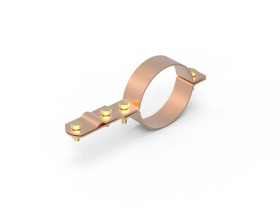 Uchwyt do rury spustowej fi 100mm skęcany miedziany 64.10/S CU /96411003/