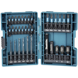 Makita B-66896 Drill Bit set 33-piece essential for precise Drilling
