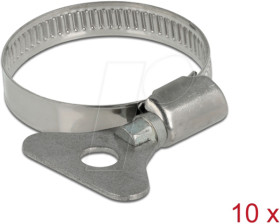 19579 Butterfly Hose Clamp 25 - 40 mm 10 pieces metal