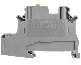 Złączka szynowa ochronna rozłączalna 4mm2 szara UT 4-PE/MT 3070011 /50szt./