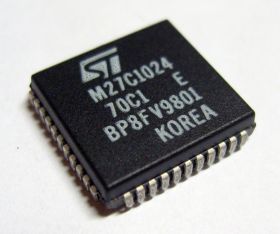 Pamięć EPROM 27C1024 PLCC44 (OTP) 70ns