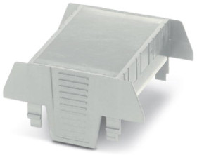 Upper part of housing, ABS/PC, (W x H x D) 70.1 x 75 x 36.95 mm, light gray, for enclosure, 1071125