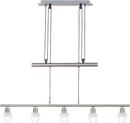 Lampa sufitowa, podwieszana Brilliant Lea G32473/77 E14 15 W chrom 400.00 lm