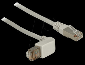 83514 0,5m Cat.5e SFTP, RJ45, angulated / straight