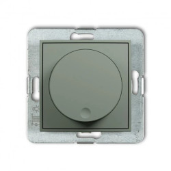 ICON Mechanizm elektronicznego regulatora oświetlenia przyciskowo-obrotowego do lamp LED szałwiowy 61IRO-2