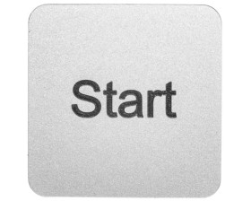 Etykieta samoprzylepna do kaset 22x22mm srebrna inskrypcja /Start/ SIRIUS ACT 3SU1900-0AF81-0DT0