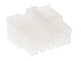 Obudowa złącza 10-pinowe 2-rzędowe raster: 4.2mm TE Connectivity Żeński Montaż na kablu VAL-U-LOK Złącze