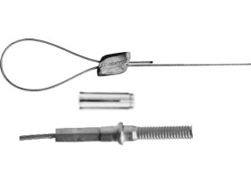 Linka z trzpieniem gwintowanym i kotwą LST1M62 653012 BAKS