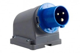 Wtyk przemysłowy stały odbiornikowy 16A 3p IP44 /FE/