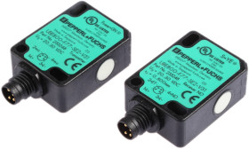 Czujnik zbliżeniowy Ultradźwiękowy 800 mm Pepperl + Fuchs 20 → 30 V DC długość 12mm w obudowie prostokątnej