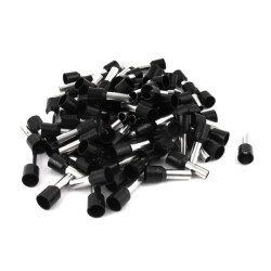 Końcówka kablowa VE1508 tulejkowa z izolacją - czarna 1.5mm2 - 100szt - Konektor