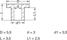Semiconductor insulating bush, SON4161