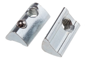 Część łącząca Nakrętka do rowków typu T Rozmiar rowka 6mm RS PRO Element mocowania i łączenia Rozmiar gwintu M5