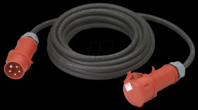 00430 10-m CEE extension, 4.0 mm², 32 A/400 V