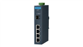 Przemysłowy Switch Gigabitowy - 4 Porty Gigabit, 1 Port Sfp, Do Niskich...