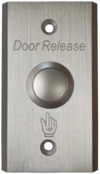 Metalowy podtynkowy przycisk wyjścia otwarcia drzwi NO/NC/COM, 86x50mm Fox W84