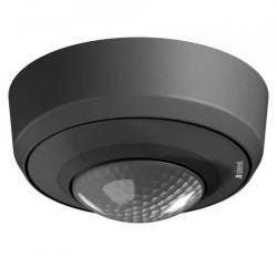 Czujnik obecności i zmierzchu PD-8 COM1 natynkowy IP54 okrągły czarny ST087883