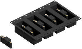 Socket header, 7 pole, pitch 2.54 mm, angled, BL15SMD0437BTR