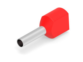 Końcówka tulejkowa długość 8mm Czerwony średnica 1.95mm Izolowane TE Connectivity