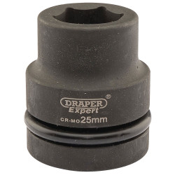 Draper Expert 05106 Expert 25mm 1&quot; Square Drive Hi-Torq&#xAE; 6 Point Impact Socket