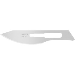 Martor 24.51 Scalpel Blade NR. 24 10 Pieces Sharp Polished Steel 55.7mm