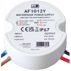 Zasilacz ZI LED 12V/1,67A IP67 20W okrągły do puszki, AF2012Y