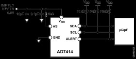 ±0.5°C Accurate, 10-Bit Digital Temperature Sensors in SOT-23