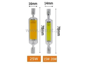 Żarówka do naświetlaczy; 78mm; 230V; LED; 20W