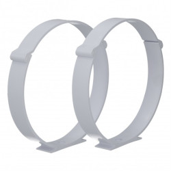 Uniwersalny uchwyt do rur, kanałów wentylacyjnych okrągłych fi:150mm 2 sztuki airRoxy 02-486