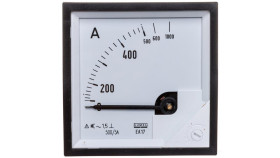 Amperomierz Analogowy Tablicowy 500/1000A Do Przekładnika 500/5A 72X72mm Ip50...