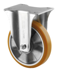 Koło samonastawne średnica kabla 125mm Płyta Tente 300kg wysokość całkowita 157mm