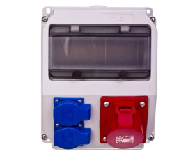 Rozdzielnica stacjonarna LUBLIN 16A/5P 2xGS bez zabezpieczeń IP44 9035003W