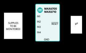 Low-Voltage, High-Accuracy, Triple/Quad Voltage µP Supervisory Circuits in SOT Package
