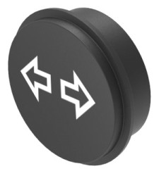 Nakładka do klawiatury, typ: Wkładka klawiatury, symbol — sygnały obrotowe, do użytku z: Klawiatury serii 09