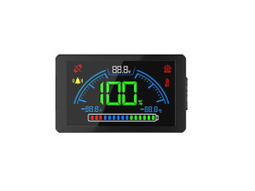 Monitor parametrów pracy akumulatora LiFePO4 LCD MPA100