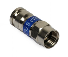 Złącze kompresyjne typ F dla kabla RG6 MASTER, niebieski F6/MASTER