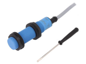 Czujnik pojemnościowy zasięg 3÷8mm Uzas 10÷36VDC obudowa M18 CM18-08BPP-EW1